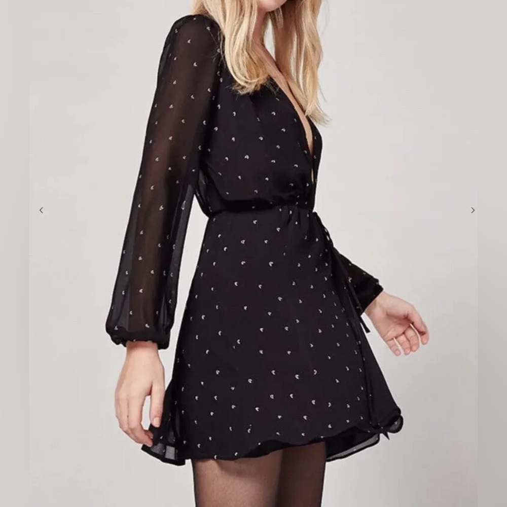 Reformation Laughlin wrap dress!!